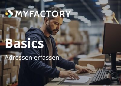 Myfactory-Basics: So erfassen Sie eine Adresse