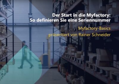 Myfactory-Basics: So definieren Sie eine Seriennummer